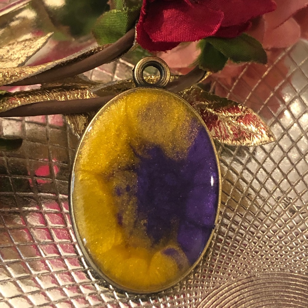 Royal bronze pendant